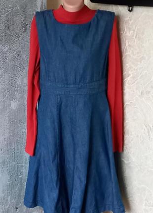 #акция 1+1=3 #asos#джинсовый сарафан\платье р.12\14\16 #