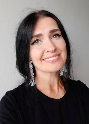 Сережки з ниток 4