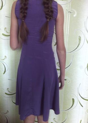 Сукня фіолет ручна робота3 фото