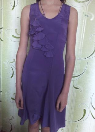 Сукня фіолет ручна робота2 фото