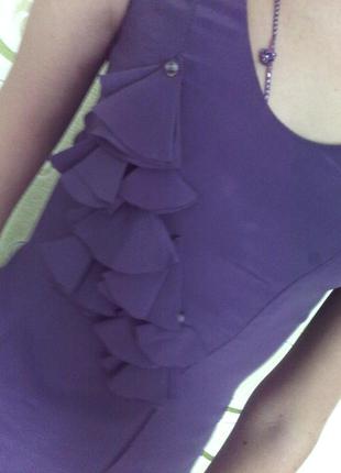 Сукня фіолет ручна робота4 фото