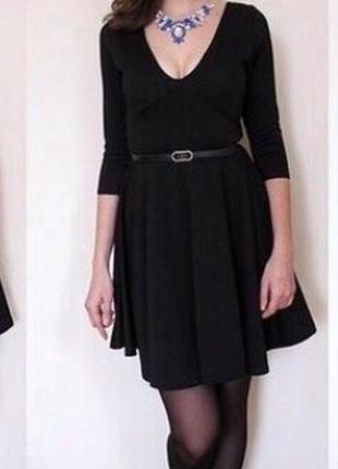 Чёрное платье boohoo