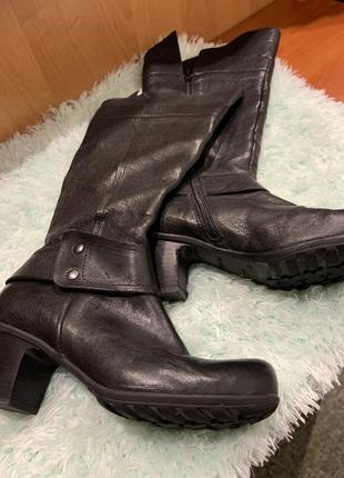 Сапоги кожаные демисезонные marc soft walk, 37 размер