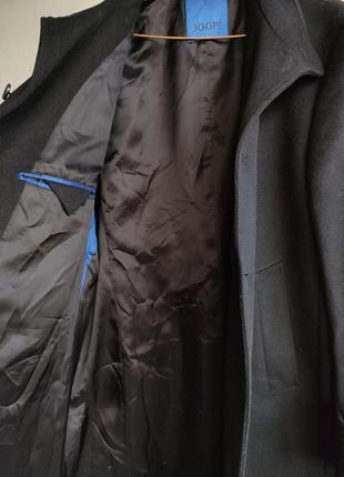 Joop шерстянное мужское пальто, модель maron, черное наш 54р, еврозима7 фото