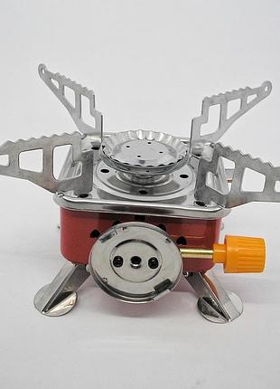 Пальник плита одна конфорка туристична портативна переносна  від газового балона kovar k - 202