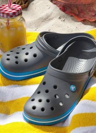 Сабо crocs crocband в практичному кольорі