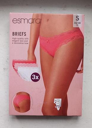 8-10 esmara комплект прекрасных хлопковых трусы трусиков хипстеры hipster briefs