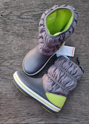 Зимові чоботи crocs c8,