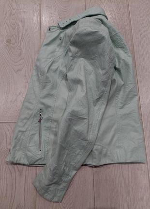 Легкая куртка под замшу bonita ментолового цвета 44-464 фото