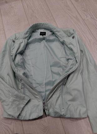 Легкая куртка под замшу bonita ментолового цвета 44-468 фото