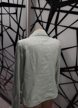 Легкая куртка под замшу bonita ментолового цвета 44-469 фото