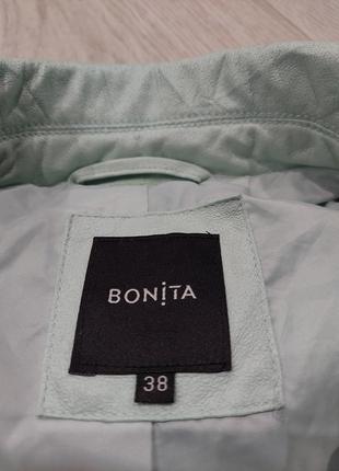 Легкая куртка под замшу bonita ментолового цвета 44-4610 фото
