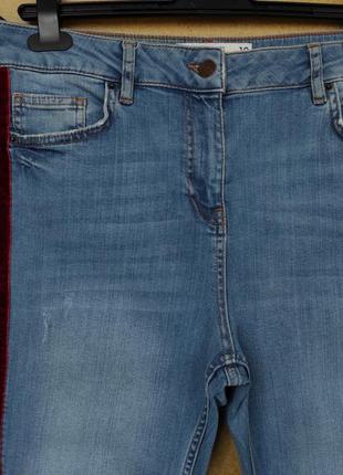 Прямые зауженные слим джинсы высокая посадка next6 фото