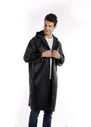 Мужской плащ-дождевик raincoat mb one size. темно-синий