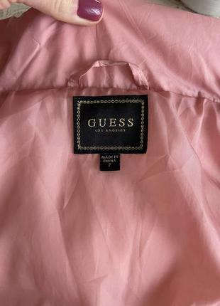 Пухова курточка guess, оригінал, на вік 7-8 років🔥4 фото