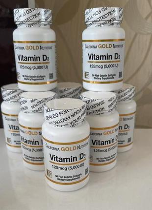 Витамин д3 5000 ме, 90/360 капсул, сша, california gold nutrition витамин d34 фото