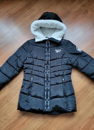 Reebok куртка теплая удлиненная на девочку демисезон еврозима оригинал сша зимняя рибок оригинал4 фото
