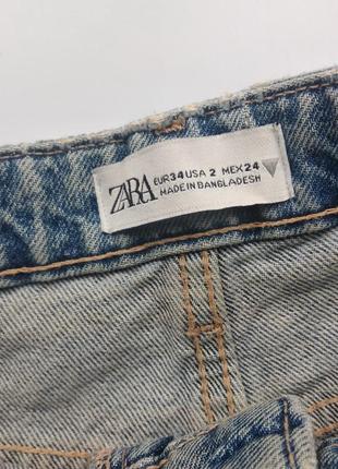 Шорты zara рваные джинсовые 343 фото