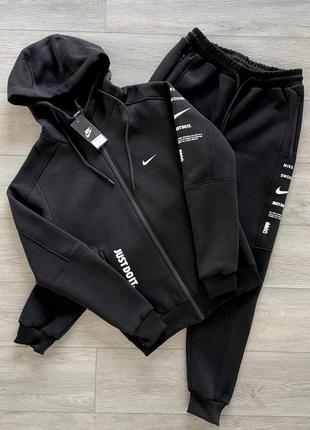 Зимний мужской спортивный трикотажный костюм nike just do it2 фото