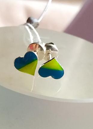 Сережки срібні 925проба , українська символіка.сере