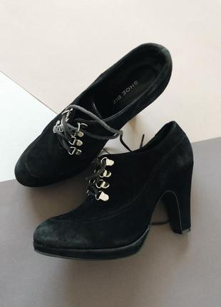 Замшеві ботильйони shoe biz