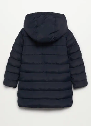 Фирменная теплая удлиненная деми куртка mango манго пальто зима зимняя демисезон бренд2 фото