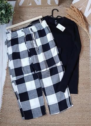 Піжама чоловіча в чорному кольорі h&m