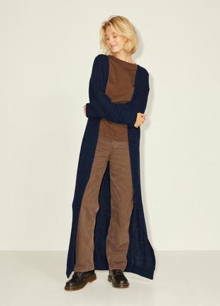 Кардиган женский jjxx, цвет темно-синий😍 вовна шерстяний картиган шерстяний светр кофта шерсть альпака
