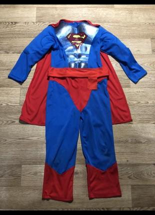 Карнавальный костюм супермен 🦸‍♂️ супергерой на 5-6 лет рост 110-116 см1 фото