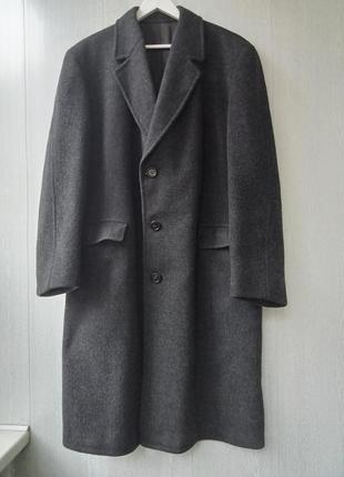 Шерстяное мужское пальто hielm xxl xxxl1 фото