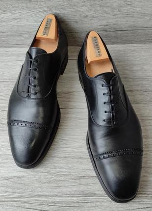 Carmina 43.5p туфли мужские ботинки кожаные испания