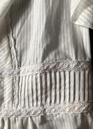 Блуза батістова з мереживами. 40 eu5 фото
