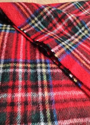 Edinburgh lambswool теплый шерстяной шарф овечья шерсть .3 фото