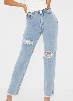 Джинси жіночі висока посадка prettylittlething