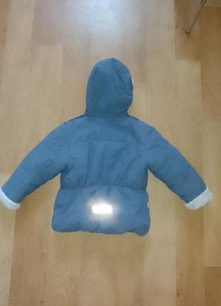 Куртка на хлопчика демісезонна на 2-3 роки зі світловідбивними елементами3 фото