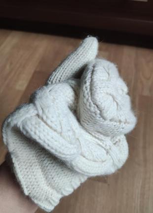 Gap теплые варежки рукавицы шерсть кашемир ангора.2 фото
