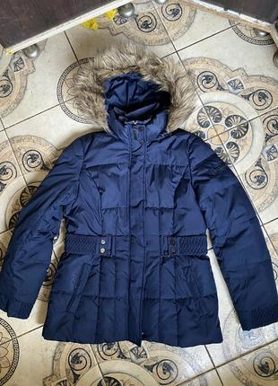 Женская зимняя куртка с мехом от фирмы esprit как the north face1 фото