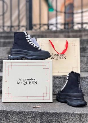 Жіночі ботінки  mcqueen boots  женские ботинки александр маквин9 фото