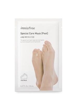 Маска-шкарпетки для ніг зволожуюча innisfree special care mask foot 20g1 фото