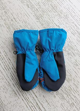 Теплі, лижні рукавички для дитини 4 рочки3 фото
