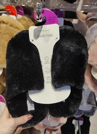 Тапочки теплі домашні капці primark zara