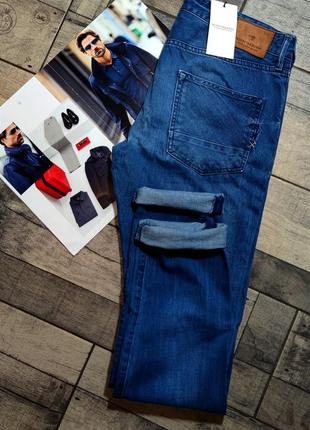 Мужские зауженные брендовые джинсы scotch &amp; soda сенего цвета нави оригінал розмір 32/344 фото