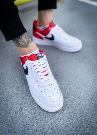 Мужские кожаные кроссовки nike air force 1 low "nba" #найк5 фото