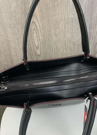Большая женская сумка  черная женская сумочка на плечо в стиле диор6 фото