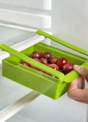 Органайзер для холодильника – полочка для хранения продуктов refrigerator shelf9 фото