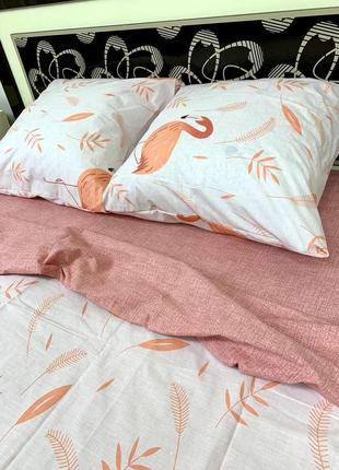 Комплект постельного белья бязь gold осенний фламинго5 фото