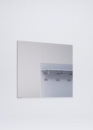 Зеркало миро-марк bella 90х78х15 см глянец белый