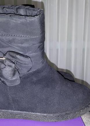 Ботинки замшевые зимние 37 размер