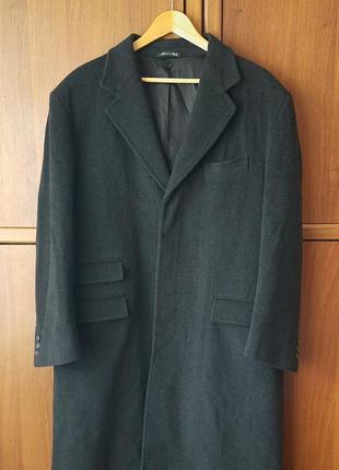 Вінтажне чоловіче шерстяне-вовняняне кашемірове пальто aristokrat made in italy vintage1 фото