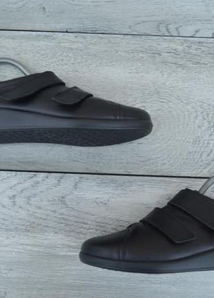 Hotter женские кожаные кроссовки черного цвета на липучках оригинал 38 39 размер